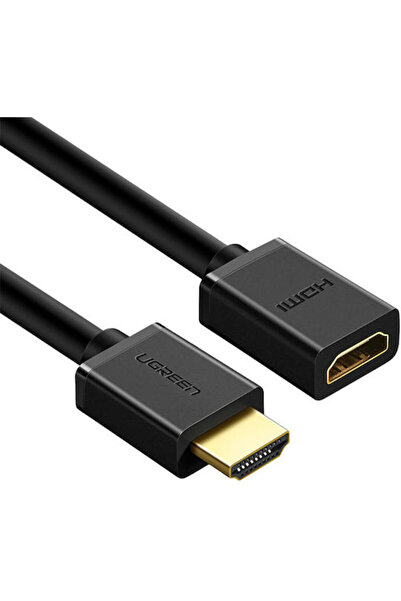 Ugreen HD107 Καλώδιο HDMI αρσενικό - HDMI θηλυκό 3μ Μαύρο Κωδικός: 10145