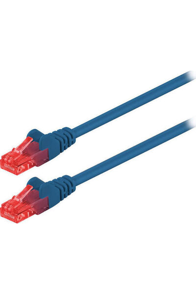 goobay Καλώδιο Ethernet U/UTP Cat.6 (Gigabit) 0,25μ Μπλε Κωδικός: 95247