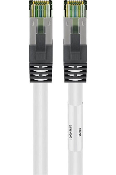 goobay Καλώδιο S/FTP Cat.6a Gigabit Ethernet 10μ Λευκό Κωδικός: 55129
