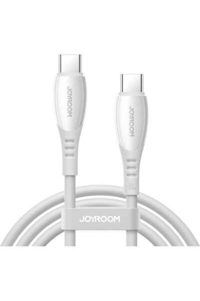 Joyroom S-A59 Σειρά Vibrant Καλώδιο USB 2.0 USB-C Αρσενικό σε USB-C 60W Λευκό...