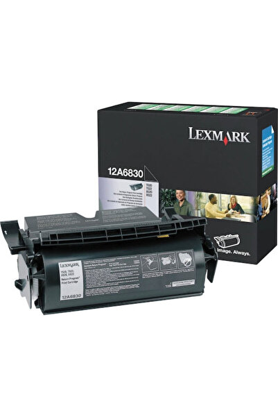 Lexmark 12A6830 Γνήσιο Τόνερ Εκτυπωτή Λέιζερ Μαύρο 7500 Σελίδες