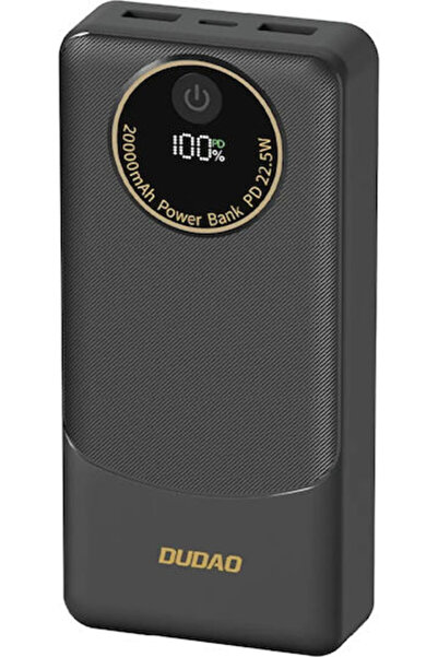 DUDAO K12Pro Power Bank 20000mAh 22.5W με θύρα USB-A και θύρα USB-C Power Del...