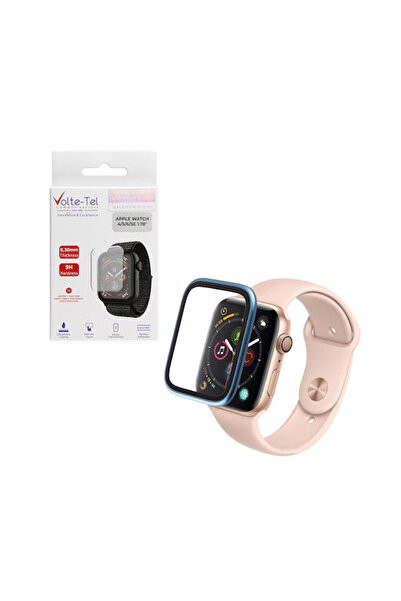 Other Volte-tel Σκληρυμένο Γυαλί Apple Watch 4 5 6 Se 44mm 3D Καμπύλο Αλουμίν...