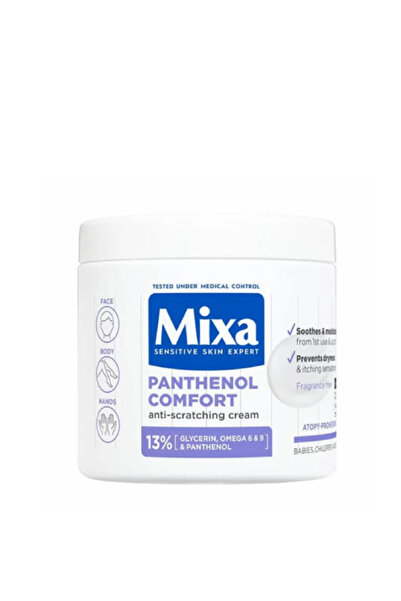 MİXA كريم بانثينول كومفورت المرطب للجسم 400 مل
