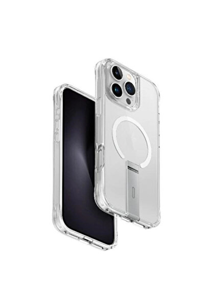 uniq Husă Eleva pentru iPhone 16 Pro Max 6.9 cu suport vertical transparentă