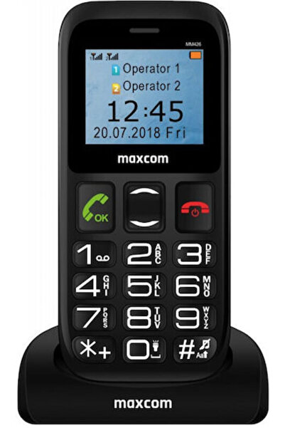 MAXCOM MM426 SE Κινητό τηλέφωνο διπλής SIM με μεγάλα κουμπιά (Γαλλικό Μενού) ...