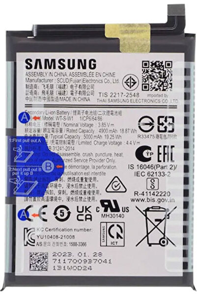 Samsung Γνήσια Μπαταρία WTSW1 Galaxy A14 5G A146 5000mAh Ανταλλακτική Μπαταρί...