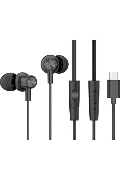 Celebrat G38 Ενδοωτικά ακουστικά handsfree με υποδοχή USB-C Μαύρο