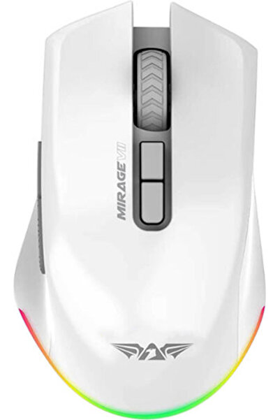 Armageddon Αρμαγκεντόν Μιράζ ΒΙΒ Ασύρματο Ποντίκι Gaming RGB Λευκό