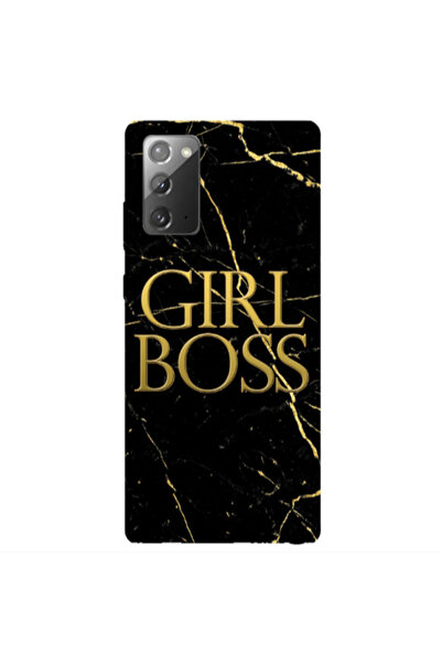 Other Samsung Note 20 Girl boss marble Transparent Silicone TPU Θήκη