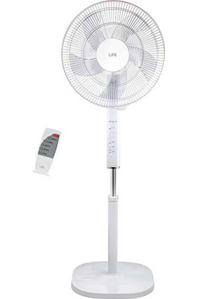Life Ανεμιστήρας δαπέδου Mistral 50W Διάμετρος 40εκ. με Τηλεχειριστήριο Λευκό...