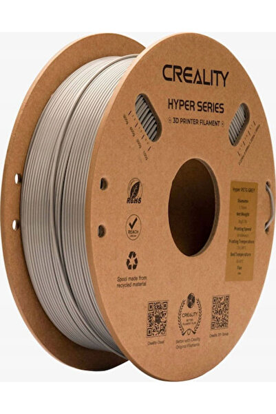 Other Creality3D PETG Νήμα Εκτυπωτή 3D 1.75mm Γκρι 1kg 1 τεμάχιο καρούλι Κωδι...
