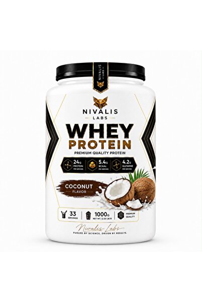 NIVALIS LABS Whey Protein Hindistan Cevizi Aromalı 1000g 33 Servis