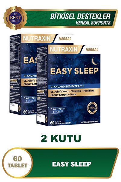 Nutraxin Easy Sleep 60 Tablet - 2 ADET