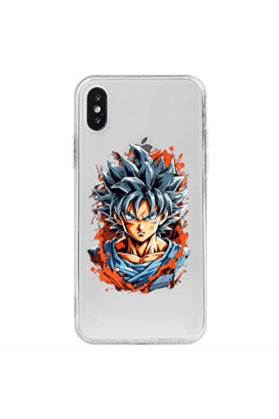 Other Apple iPhone Xs Anime Goku Transparent Silicone TPU Θήκη