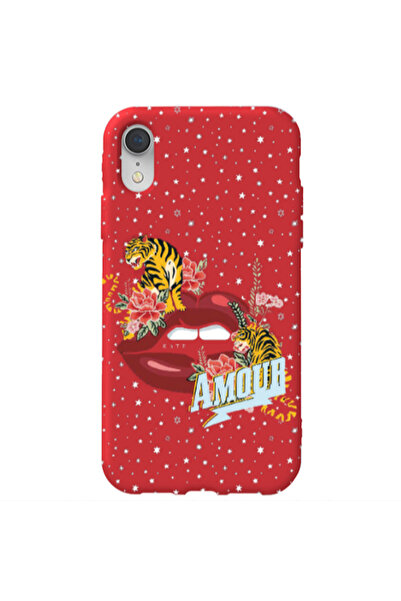 Other Apple iPhone Xr Amour Red Colored Silicone TPU Θήκη