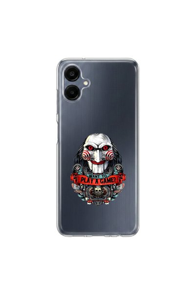 PPKin Samsung Galaxy A06 Compatible Horror 7 Design Transparent Case