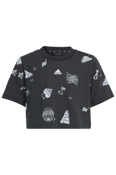 adidas Παιδικό Κοντομάνικο Μπλουζάκι JG BLUV Q3 AOP 140