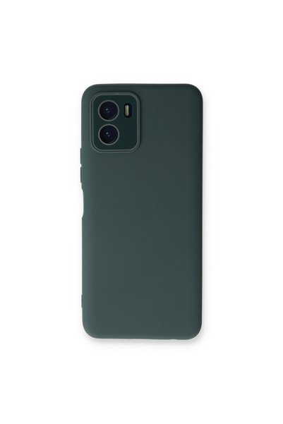 TheGencoo Vivo Y15S Case Launch Glass Cover - Dark Green