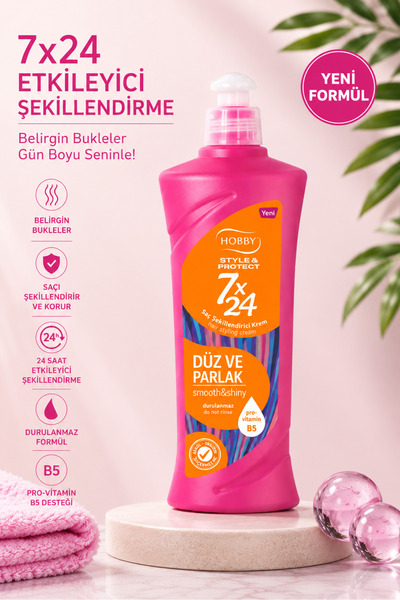 Hobby 7/24 Belirgin Bukleler Şekillendirici 250 ml
