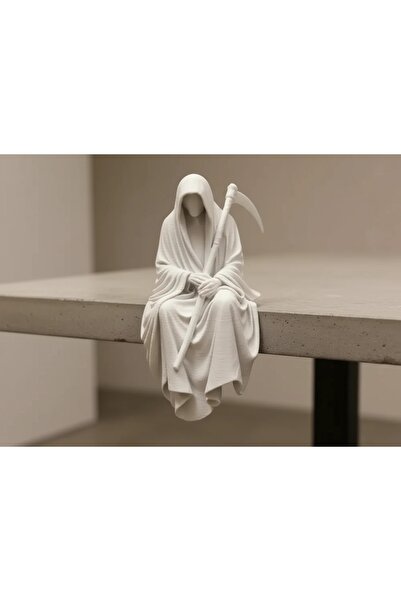 OEM 3D Printed Grim Reaper Decorative Figurine for Shelf or Desk 10cm