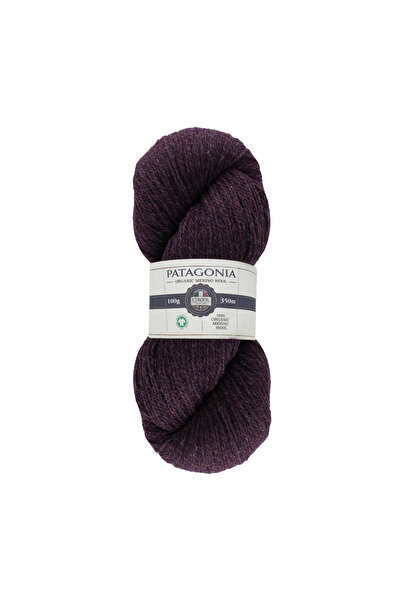 Etrofil Patagonia Knitting Yarn Dark Purple 100% Organic Merino Wool 100g 350...