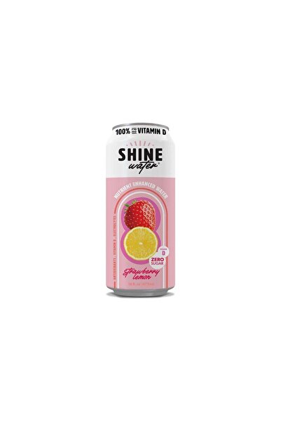 shine مشروب مياه بنكهة الفراولة والليمون 473 مل
