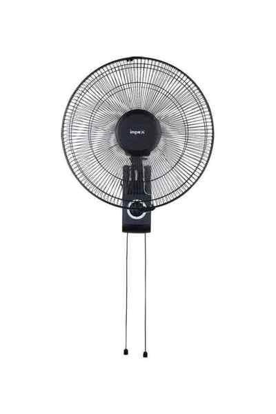 IMPEX مروحة حائط بثلاث سرعات 60 واط WF 7503 أسود