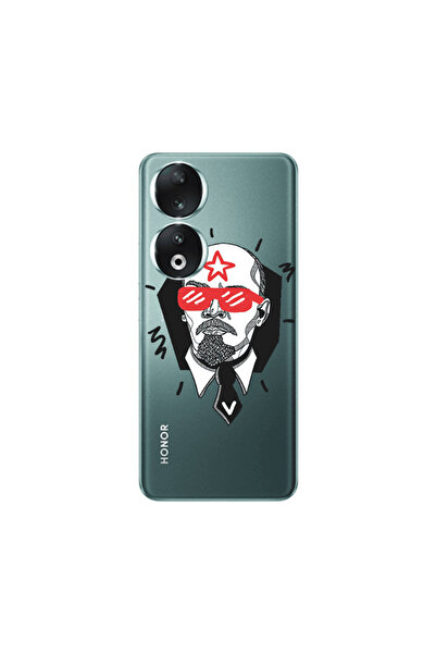 Other Honor 90 5G Stars and glasses Transparent Silicone TPU Θήκη