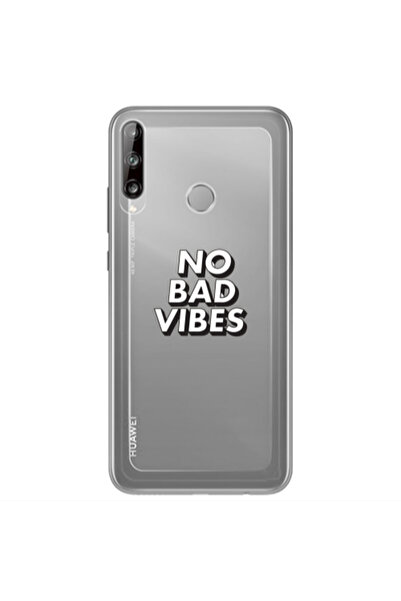 Other Huawei P40 Lite E No bad vibes Transparent Silicone TPU Θήκη