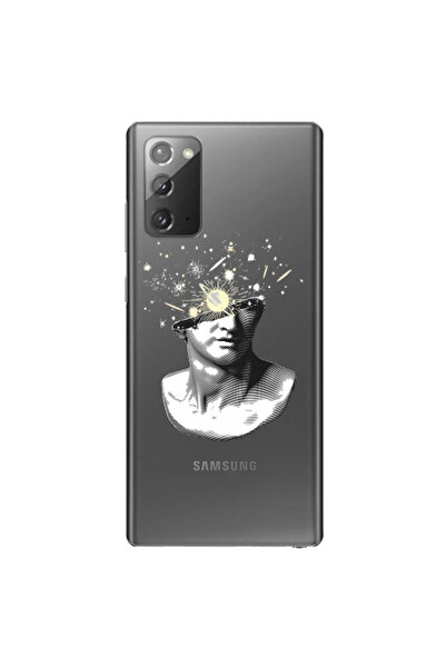 Other Samsung Note 20 Space Statue Transparent Silicone TPU Θήκη