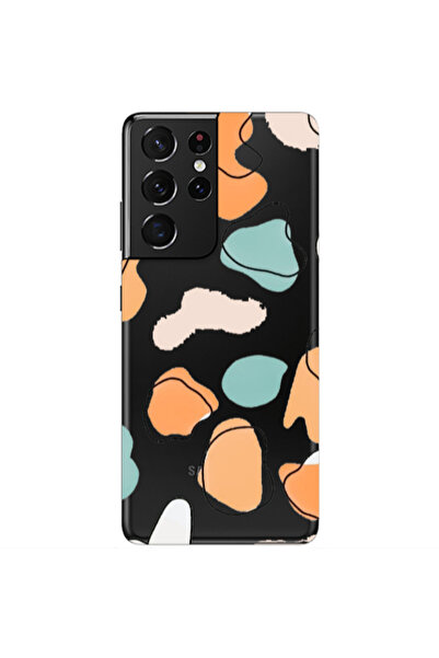 Other Samsung S21 Ultra Colorful spots Transparent Silicone TPU Θήκη