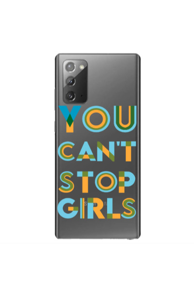 Other Samsung Note 20 You Cant Stop Girls Transparent Silicone TPU Θήκη