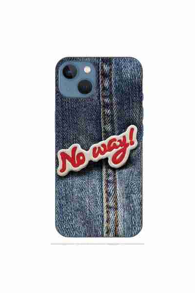OEM Case compatible with Apple iPhone 13 Silicone Gel Tpu Model No Way Jeans