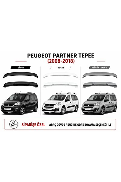 SpoilerLAB PEUGEOT PARTNER TEPEE 2008-2018 ABS PLASTİK BEYAZ SPOİLER
