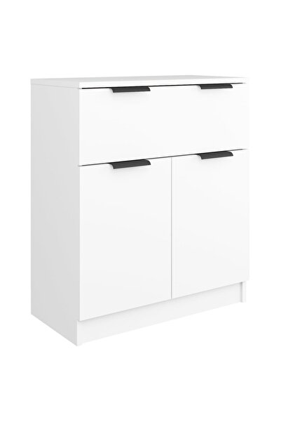 vidaxl Dulap, alb, 60x30x70 cm, lemn prelucrat