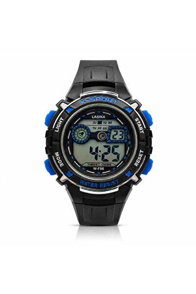 Watch Ceas electronic sport copii Lasika albastru rezistent la apa LSK27