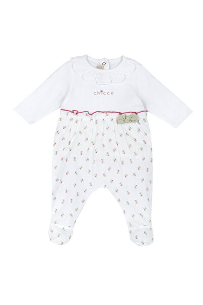 Chicco Kız Bebek Arkadan Açılan Tulum