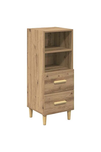 vidaxl Bufet stejar artizanal 34 x 34.5 x 90 cm Lemn compozit