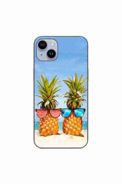 OEM Case compatible with Apple iPhone 14 Plus Silicone Gel Tpu Model Beach Pi...