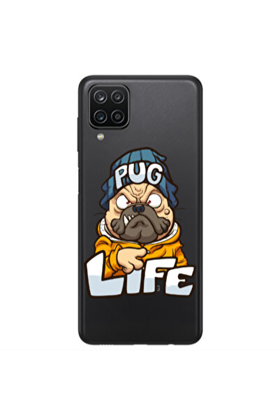 Other Samsung A12 Pug Life 2 Transparent Silicone TPU Θήκη