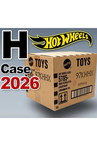 Hotwhells علبة سيارات فردية 2026 H - صندوق غير مفتوح يحتوي على 72 قطعة