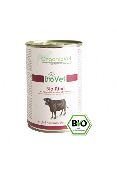 OrganicVet - Vita, spanac, morcov - 400g