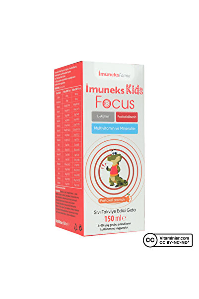 Imuneks Kids Focus Şurup 150 mL