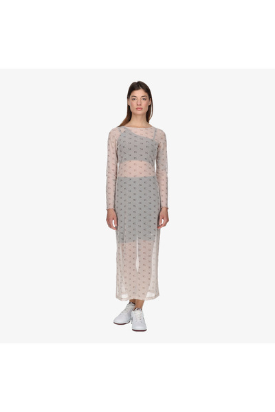 Nike W NSW AIR AOP MESH LS DRESS