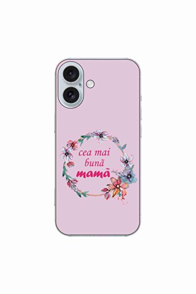 OEM Husa compatibila cu Apple iPhone 16 Silicon Gel Tpu Model Cea Mai Buna Mama
