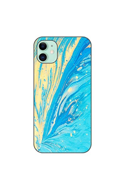 OEM Husa compatibila cu Apple iPhone 11 Silicon Gel Tpu Model Aqua Bloom