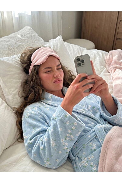 Punchiess Gentle Blue Bathrobe Dressing Gown