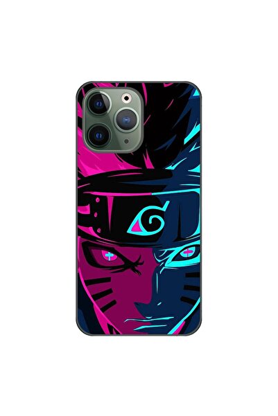 OEM Husa compatibila cu Apple iPhone 11 Pro Silicon Gel Tpu Model Naruto Purp...
