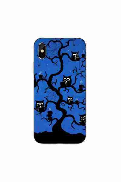 OEM Husa compatibila cu Apple iPhone XS Silicon Gel Tpu Model Halloween Tree ...